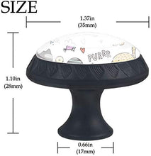 Mouse Uccelli Alberi Fiori e Piante Pomelli per Porta Set di 4 Pomelli per Mobili Manopole per Cassetti Cucina Armadio Vetro