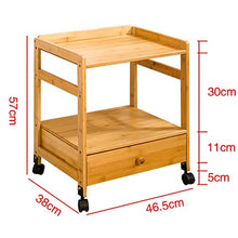 ZFB8B Comodini Movable Divano Laterale Mobile ad Angolo Tavolino con Ruote Nanzhu Camera Comodino 1PCS