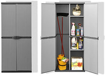 Mongardi 7810C04 Armadio Portascope, Grigio, 68 x 39,5 x 168 cm