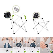 Tavolo Pieghevole da Esterno, Tavolo da Pranzo all'aperto Portatile da scrivania Pieghevole in Lega di Alluminio con Resistente Borsa in Nylon per Campeggio/Escursionismo/Picnic(Piccolo)
