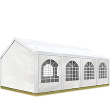 TOOLPORT Tendone per Feste 4x8 m Gazebo Party per sagre, mercati ca. PE 240 g/m² Bianco