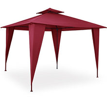 Deuba Gazebo da Giardino Sairee 3,5x3,5cm Impermeabile sovratetto UV50+ Padiglione da Esterno terrazza Rosso