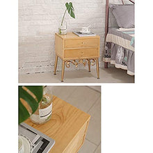 SLL- Comodini Moderna Legno Solido Comodino Fianco con Forte Portata for Camera da Letto, Studio, ECC