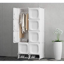 Cassapanche GGJIN Armadio stratificato Bianco Combinazione della Stanza Camera da Letto dello Studente di College Montaggio Semplice Push-Pull Moderna