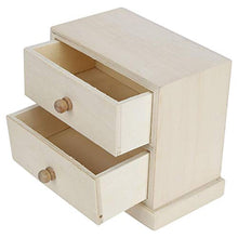Asixxsix Organizer in Legno, con cassettiera da scrivania, utile ed Elegante Pratico per Documenti da Ufficio Organizer per Gioielli