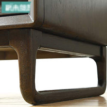 LSX-Comodino Comodino, Armadio Minimalista Americano Minimalista Retro in Noce Camera da Letto Mini Comodino, Adatto per Soggiorno/Camera da Letto/Studio, 45x40x52cm OYO