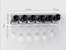 Leifeng Tower Classico Wine Rack Acciaio + Legno Solido Wallmounted Rame MultiReplacement No Assembly Required Adatto for Vetro sul Mercato Facile da installare Forte Portata