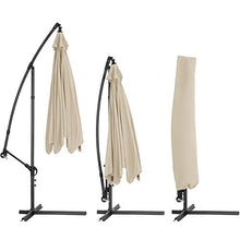 TecTake - Ombrellone parasole da giardino (3,5M.) con protezione UV