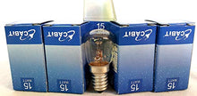 5 lampadine 15W E14 norme CE per lampade di sale frigo ecc