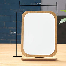 HYAN Specchio da Trucco Pieghevole Durevole Base Stazione Stabile Telaio Portatile Specchio Cosmetico Specchio Desktop per casa Bagno Camera da Letto