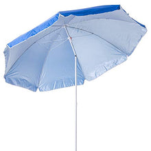 Lola Home - Ombrellone da spiaggia, pieghevole, in Nylon, 220 cm, colore blu, Garden