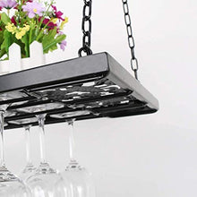 DYB Wine Bar Stile Semplice Ferro da Appendere Bicchiere da Vino Rack Decorazione a soffitto Scaffale Bar Storage (Dimensioni: 80 * 31 cm)