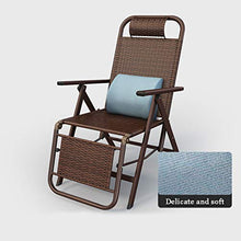 WUTONG Poltroncina Relax in Vimini, Sedia da Campeggio a gravità, Pesca sulla Spiaggia, Barbecue, Patio, Design ergonomico Idrorepellente e Traspirante