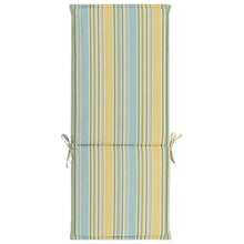 Goliraya 2 pz Cuscini Sedie Giardino con Stampa Multicolori 120x50x3 cm