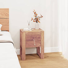 vidaXL Comodino 40x30x50 cm in Legno Massello di Teak