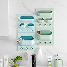 Dravem - Mensola da parete per cucina e bagno, colore puro, 1 foro