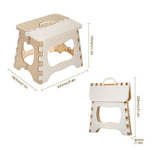 Weehey Sgabello Pieghevole Pieghevole in plastica Sedia Pieghevole Portatile Piccola Panca per Uso Domestico e per Bambini