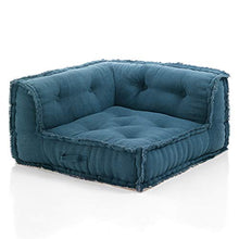 Oresteluchetta Elemento angolare BLUE Divano modulare, Cotone, Unica