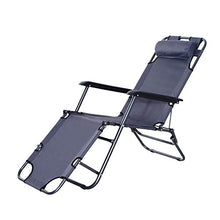 Outsunny Lettino Sdraio Pieghevole da Giardino, Mare, Spiaggia, Piscina, Chaise Longue Richiudibile con Braccioli, Grigio