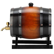 Omabeta Botte di Vino Vintage Squisito Contenitore per Vino da 3 Litri per Whisky per caffetteria