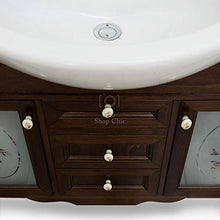 Shop Chic Composizione arredo bagno arte povera 105 cm con colonna