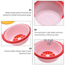 TOYANDONA Lavabo per Bambini Lavabo per Bambini con Patten di Pomodori Cartone Animato E Manico Appeso per Cucina di Casa da Viaggio All'aperto