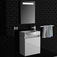 Alpenberger Lugano-450 (lavabo + mobiletto (sinistra) + specchio LED)