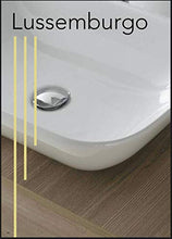 Set Mobile Lavabo Appoggio Specchio LED Arredo Bagno Moderno Lussemburgo100 CERAMICHEMIRANDA-Rovere Asiago
