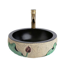 Lavabo Stile Cinese Moderno Semplice Rotondo Arte Bagno WC lavabo Piccolo Loto sopra Bacino contatore Lavabi