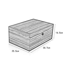 MH Scatola per sigari Cigar Box, Cigar Humidor Humidor, Legno di Cedro Cigar Box con igrometro elettronico può Tenere 150 Scatola (Size : 26.7x25.5x16.5cm)