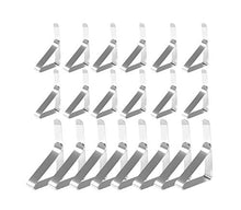 Ounona - 20 mollette per tovaglia, 2 diverse misure, per feste, picnic, acciaio INOX