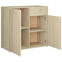 Sideboard Sonoma-Eiche 80 x 36 x 75 cm Spanplatte