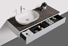 Composizione di mobili Vision 1200 bianco opaco - Senza specchio, Senza lavabo
