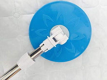 SSAYY Spray Mop Spin Mop con Secchio Doppie Teste per Mop Manico per Mop Estensibile Blu per Riporlo Facilmente