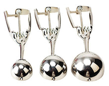 SaySure - 3 PCS Stainless Steel Ice Cream Scoop Spoon Melon