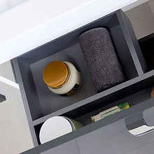 Randalsa Happy mobili 60 cm | Grigio | 61 x 91 x 46 cm | Mobile con 2 cassetti + lavabo in Ceramica