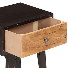vidaXL Comodino 40x30x50 cm in Legno Massello di Recupero