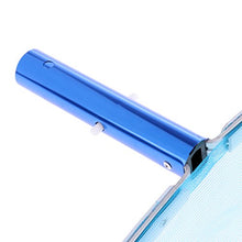 Sacchetto Rete Netto Skimmer Foglie Bastoncini Telescopici Maniglia Gestire Alluminio Bianco Blu