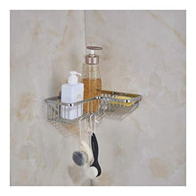Portasciugamani Doccia Angolo Cesto Portaoggetti Ripiani Bagno Viti a Muro Rack per Cucina 1 Tiers Triangle Accessori