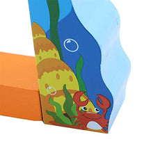 Unknow Paizhuo Gioco di Immersioni con Balene Giocattoli da Tavolo interattivi per Bambini in Legno per Genitori