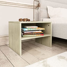 FAMIROSA Comodini Rovere Sonoma 2 pz 40x30x30 cm in Truciolato