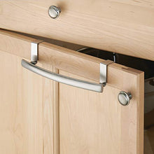 InterDesign Axis Portasciugamani da Armadio, Curvo, Acciaio, Argento, 24.5x7x6 cm