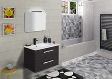 Lavabo con ripiano destro, lavabo da incasso 80 x 50 cm, extra Glaze