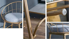 Kronleuchter Sedia da Bar Golden Home Sgabello Alto Sedia da Bar Dimensioni: 95x75x48cm