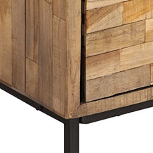 vidaXL 3x Credenza in Legno di Teak Recuperato Buffet Mobiletto Madia Armadio