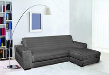 Trendy Copridivano Penisola, Grigio Scuro 240 cm