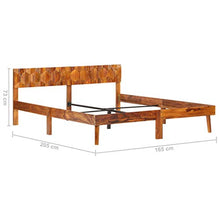 SKM Giroletto in Legno Massello di Sheesham 160x200 cm (25.53kg)