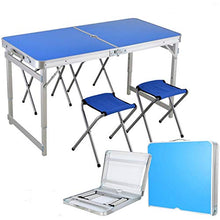 Outdoor Folding Table Chair  Height adjustable  Camping Aluminium Alloy Picnic Table Waterproof Durable Folding Table Desk For