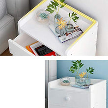 ZhuFengshop Comodino Comodino Comodino in Legno con Cassettiera Armadietto Comodino Side Table (Color : White)