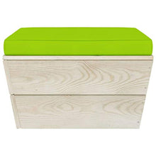 FAMIROSA Set Divani da Giardino su Pallet 9 pz con Cuscini Legno Abete-3671